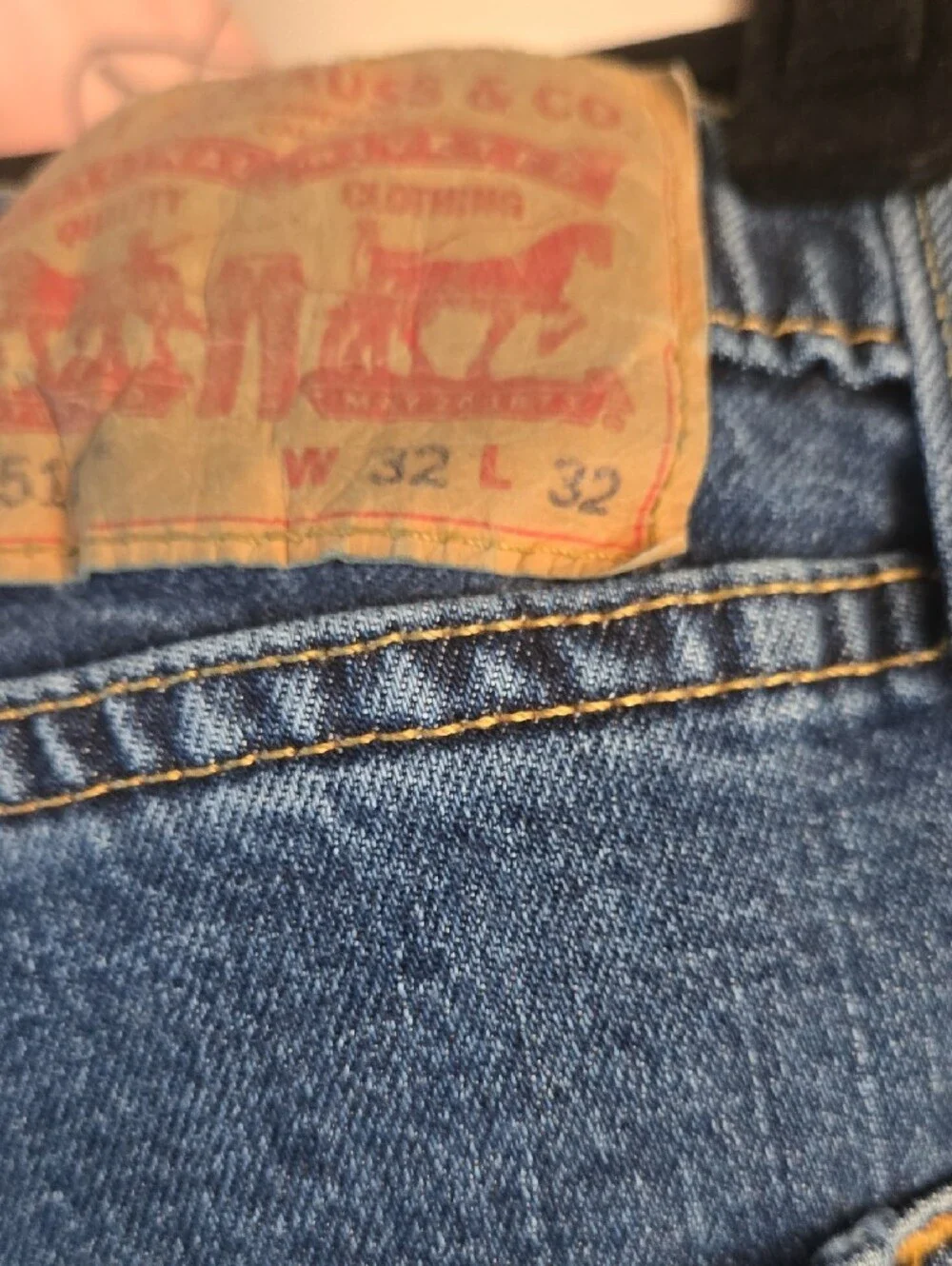 Levi's Slim Blue Denim Jeans 511. 32x32
